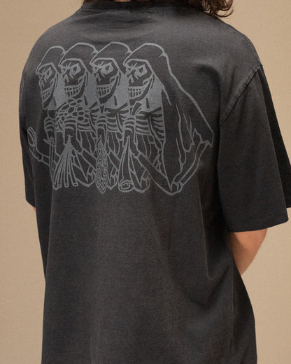 JACKER SKELETON GARMENT DYED TEE - Tôpette Skateboards & Lifestyle